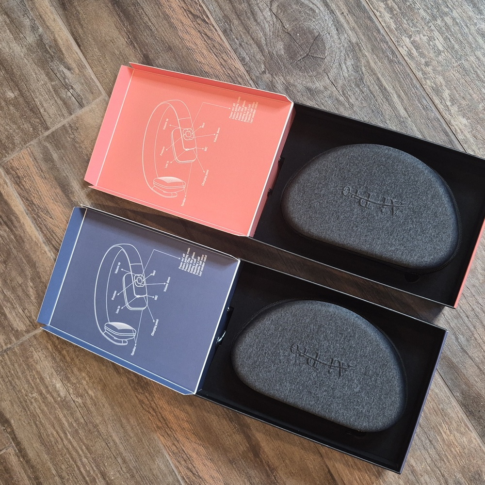 Bluetooth Stereo Over-ear Headsets, Hands-free Calling, Navy Blue & Pink - Picture 7 of 12